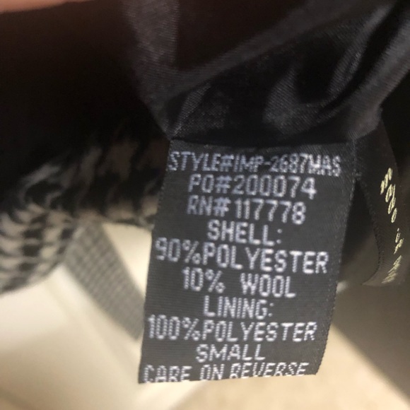 Love stitch, size women’s Small. Black and white peacoat. EUC - Picture 5 of 5